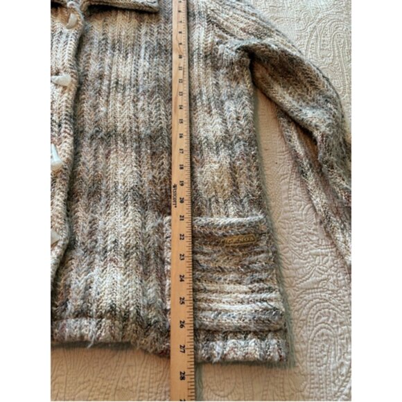 Genoa Sweaters 100 Lama Cardigan Jacket Womens Size XL Cabincore Vintage Boho - Picture 3 of 9